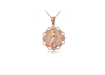 Religious St Lazarus Pendant